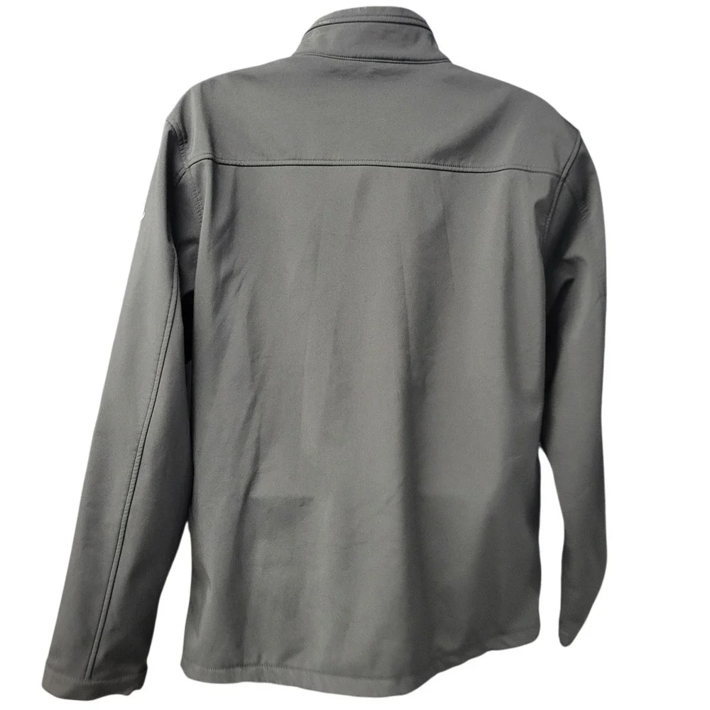 Clique Men Full Zip  Sz Lg Jacket Gray Lightweight‎ Activewear Outerwear  H482